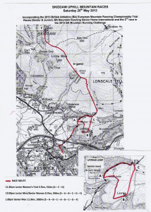 Skiddaw Route Map