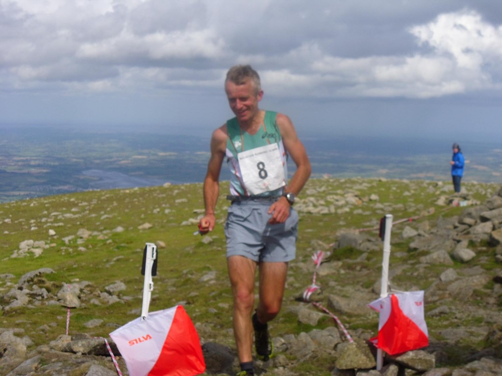 Robbie Bryson leads over Donard summit