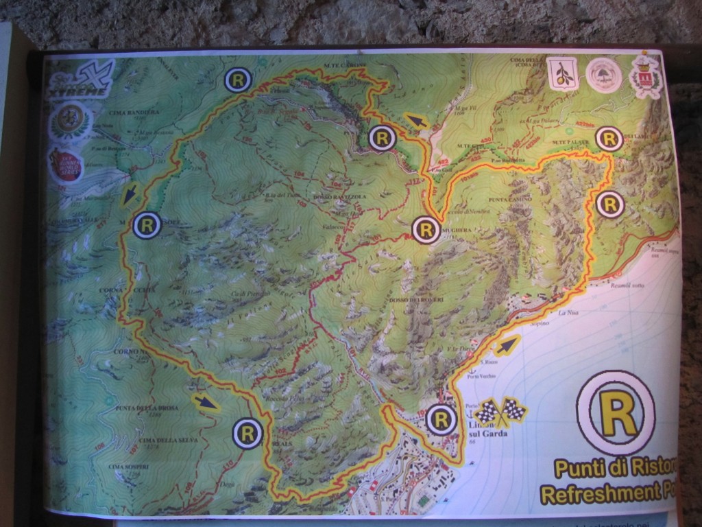 The Skyrace route map